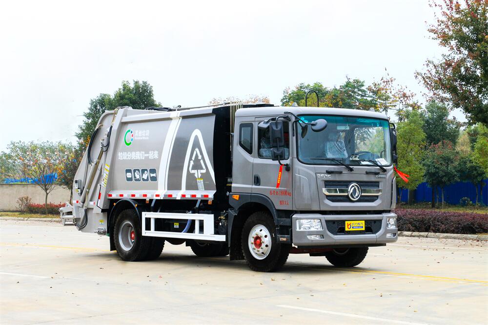 12方北京牌壓縮垃圾車-東風(fēng)D9可上北京牌12方壓縮式垃圾車廠家價格