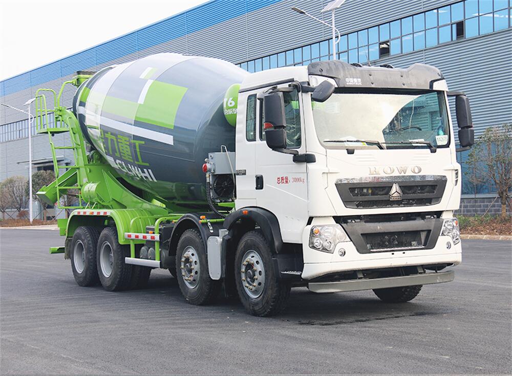 14方攪拌車-重汽豪沃T5G前四后八14方攪拌車