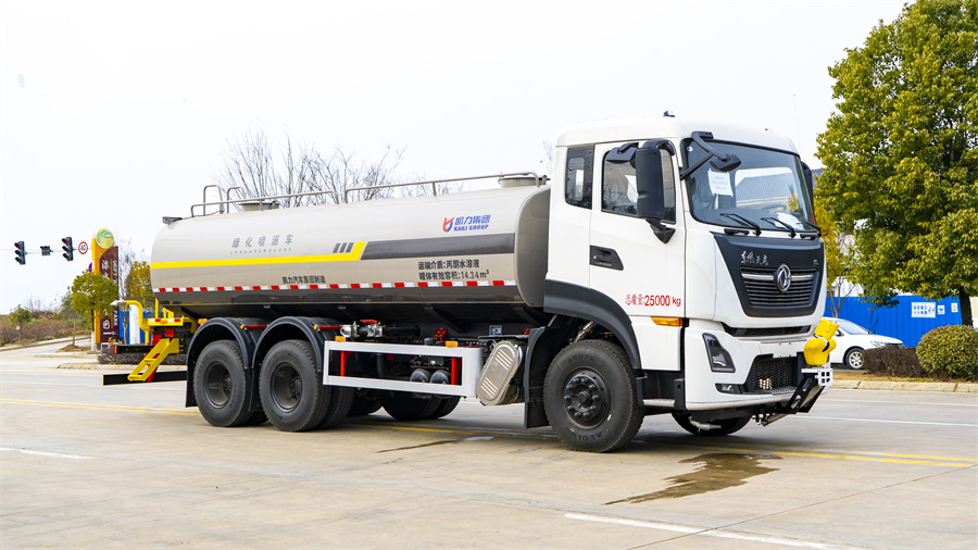 20方 25噸東風(fēng)天龍后八輪灑水車凱力新款做工